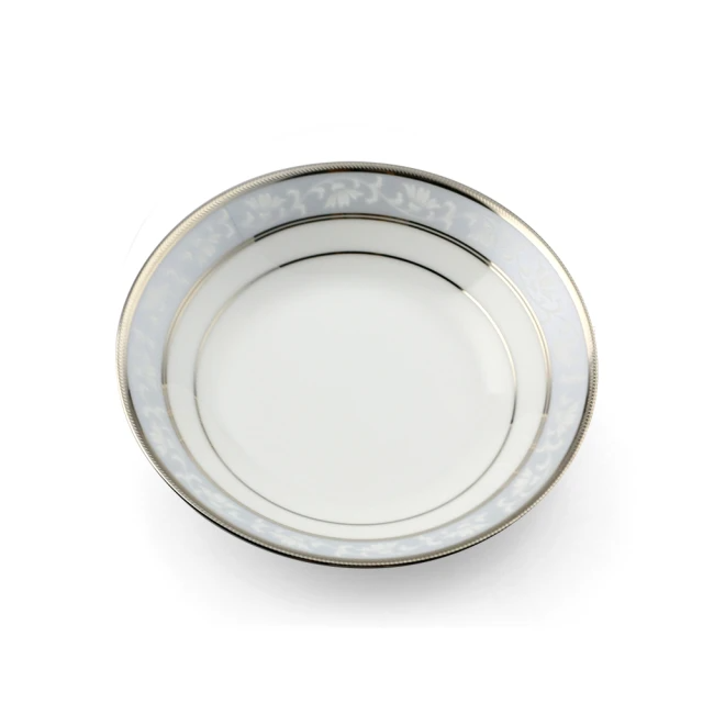 NORITAKE 花舞春風銀邊點心盤(14cm)