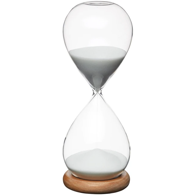 KitchenCraft 30分鐘計時沙漏+木盤 / 計時沙漏
