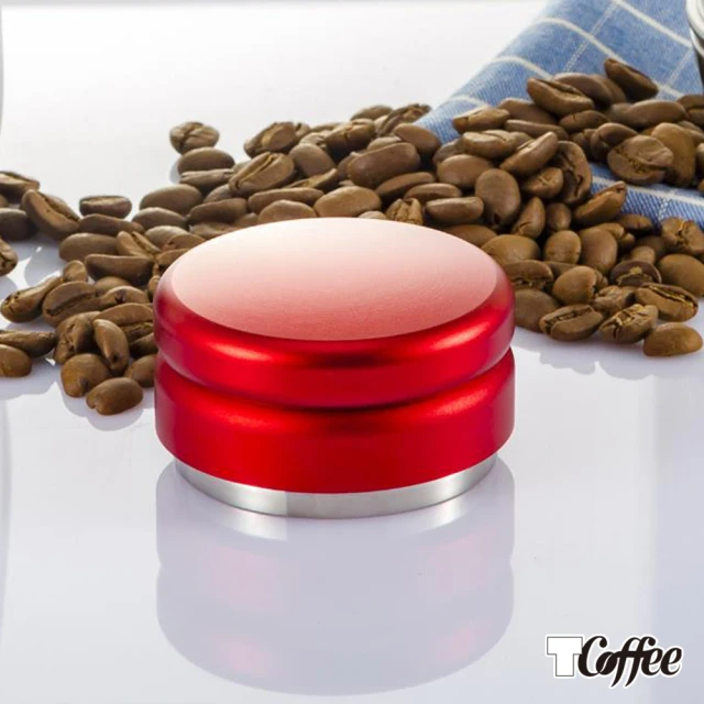 TCoffee MILA-馬卡龍咖啡填壓器(紅色58mm)
