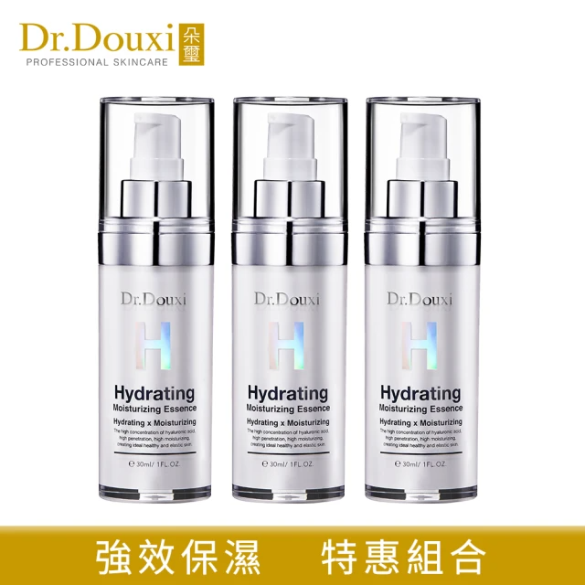 Dr.Douxi 朵璽 微導玻尿酸保濕精華液 30ml*3瓶