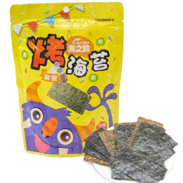 海之脆烤海苔禮盒(5包/盒)【椒鹽/辣味】兩口味任選