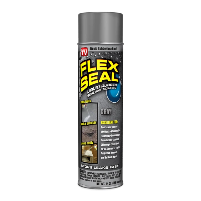 FLEX SEAL 飛速防水填縫噴劑-標準罐396ml(灰色)