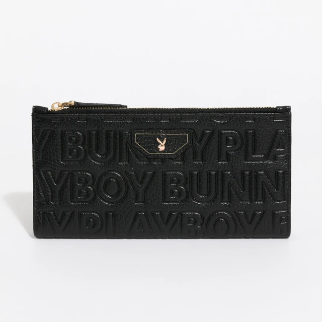 PLAYBOY 壓扣長夾 Superb系列(黑色)