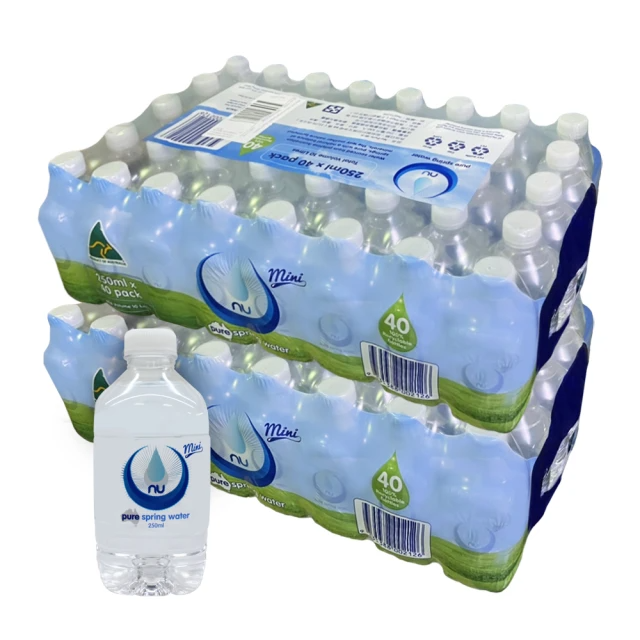 Nu-Pure 泉水250mlx2箱(共80瓶)