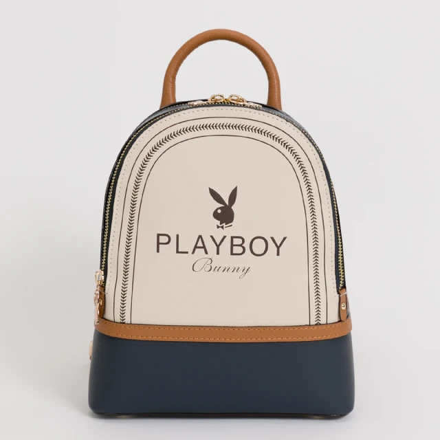 PLAYBOY 後背包 Viva系列(米白色)