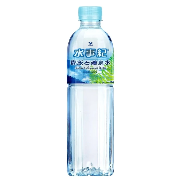 水事紀 麥飯石礦泉水PET瓶600mlx24入/箱