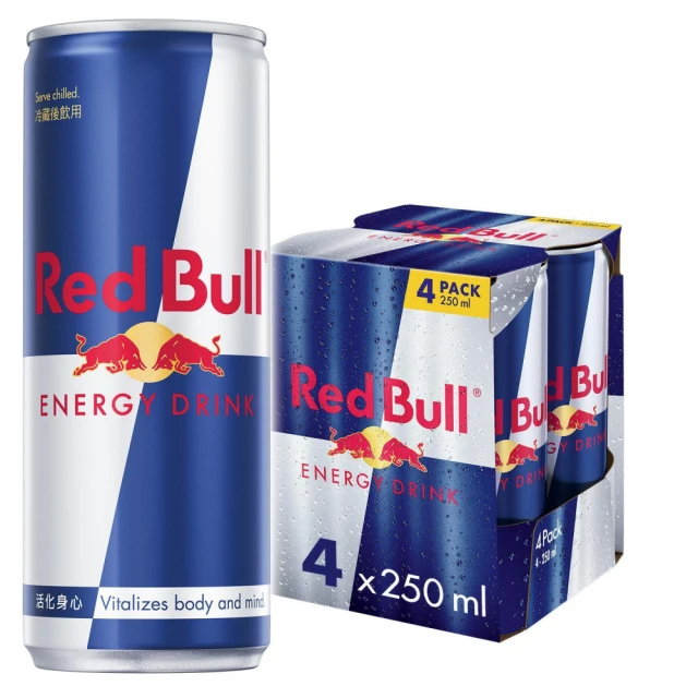 Red Bull 紅牛能量飲料 250mlx4入/組