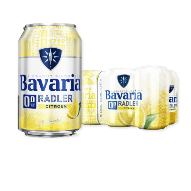 Bavaria 巴伐亞 0.0檸檬零酒精飲料 330ml/24入