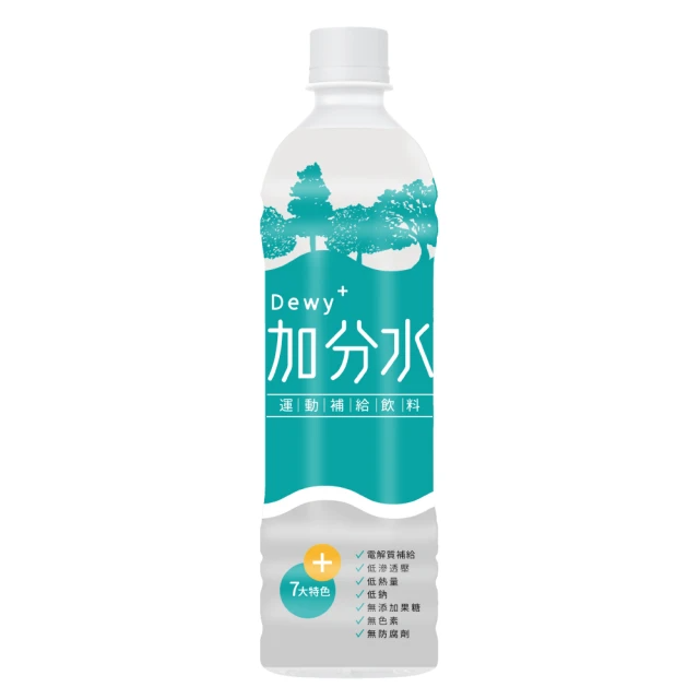 生活 加分水Dewy+運動補給飲料600mlx24入/箱