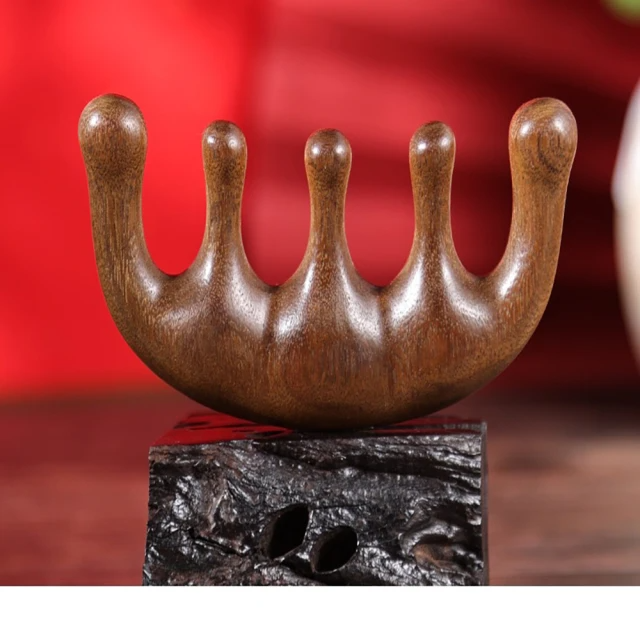 【TRAILOS 翠樂絲】檀木經絡按摩梳