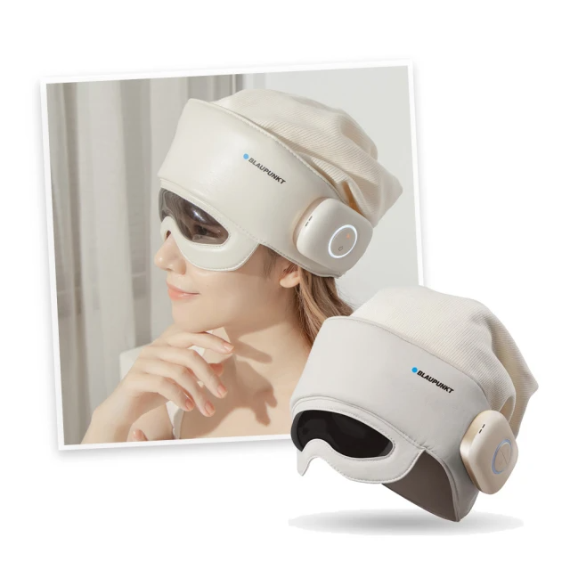 【台隆手創館】BLAUPUNKT藍寶 智慧頭部按摩器 BPB-M23TU(米色)