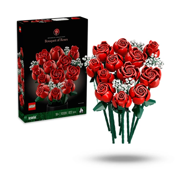 LEGO 樂高 Icons 10328 玫瑰花束